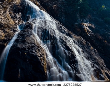 Lower half of Dudhsagar Falls