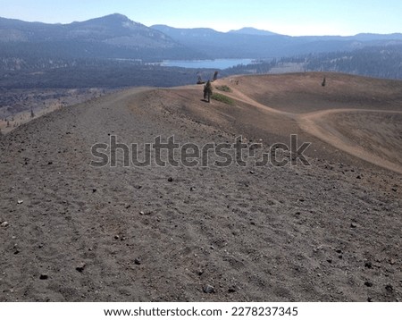 On Rim of Cinder Cone Nature Trail, Lassen Volcanic National Park