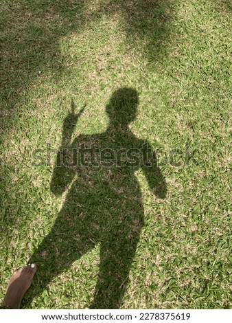 Cool girl in a shadow