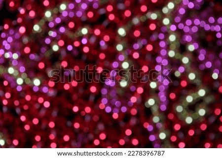 Purple and Red Abstract Blur Bokeh Background 