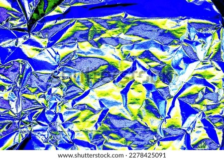 crumpled silver foil shiny background, crumpled silver foil shiny background texture surface, changed color scheme