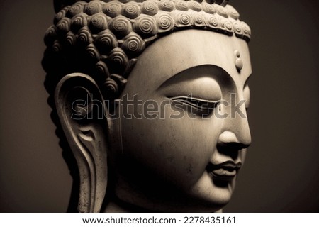 head of buddha statue. Buddha head statue. Royalty-Free Stock Photo #2278435161