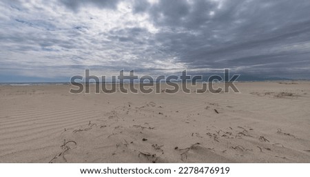 panoramic cloudy weather sea view