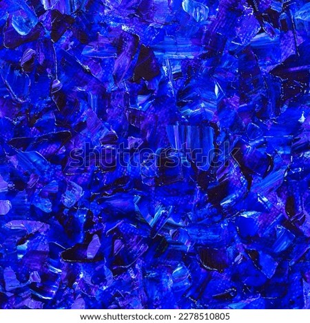 Abstract hand paint picturesque dark blue acrillic art background on canvas. Vivid picturesque backdrop for wallpaper, design, web, banner, poster. With space for text