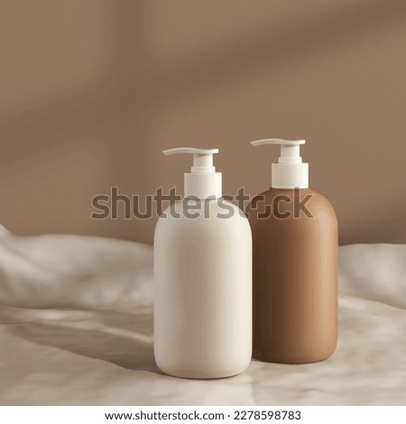 Brown Body Wash Personal Body Care Home Family Cleaning Bathing Royalty-Free Stock Photo #2278598783