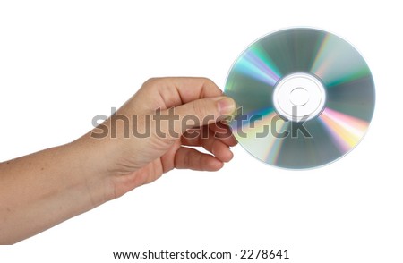 photo of a hand with compact on white bottom