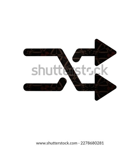 Arrow with transparent background with different locations 