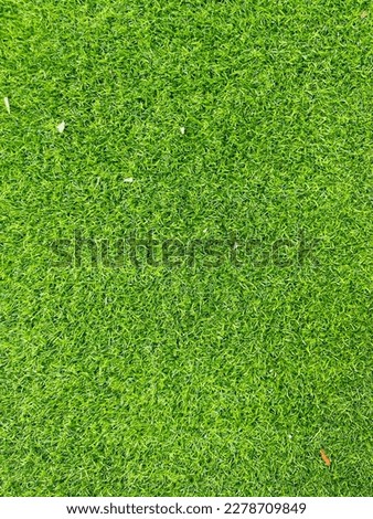 Green artificial grass for flooring