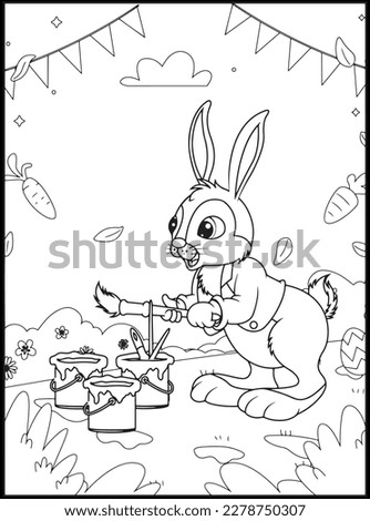 Happy Easter Coloring Pages for Kids
