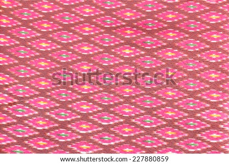 Traditional Batik Sarong Pattern Background
