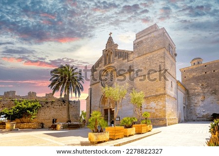 Historical city of Alcudia, Mallorca, Spain 