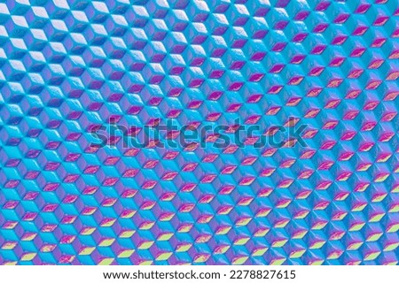 Abstract colorful gradient cubes. Seamless background pattern. Modern mosaic. Futuristic technology. Networking and connection concept