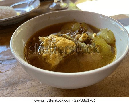 Sop ikan pedas or Spicy fish soup from Bali with local ingridients. Photo taken in Bali - Indonesia. March 2023 Royalty-Free Stock Photo #2278861701
