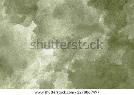 Light pale gray green abstract watercolor drawing. Sage green color. Art background for design. Grunge. Blot, stain, daub. Royalty-Free Stock Photo #2278869497