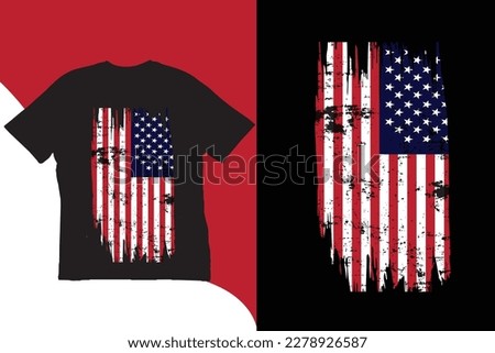 New patriot American flag T shirt 