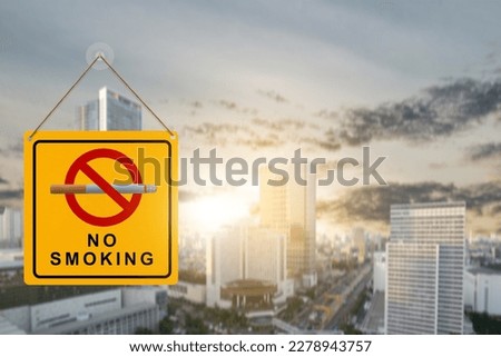 Stop Smoking. World No Tobacco Day Concept
