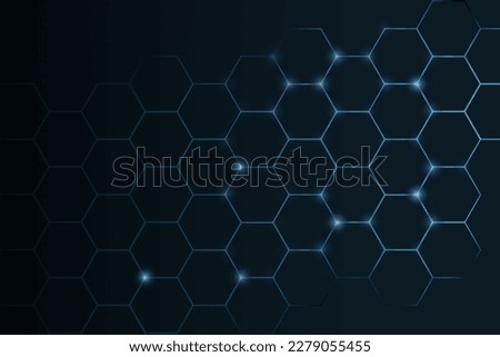 Abstract Technology Network Background Illustration Royalty-Free Stock Photo #2279055455