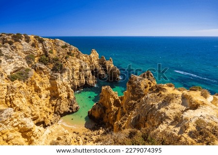 coast of Algarve near Lagos, Portugal Royalty-Free Stock Photo #2279074395