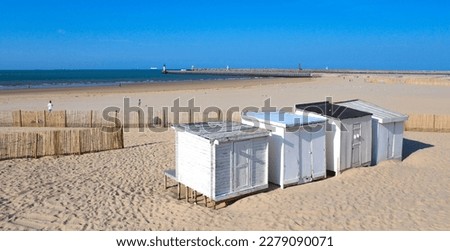 Calais beach in northern France Royalty-Free Stock Photo #2279090071