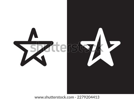 north star logo vector icon illustration. modern style Royalty-Free Stock Photo #2279204413