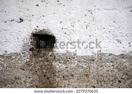 Background of old white concrete wall. Popular grunge wall texture background.
