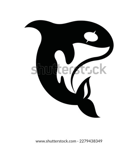 Orca Vector Logo Design Template