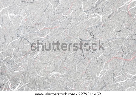 Abstract white Japanese paper texture for the background.
Mulberry paper craft grey pattern seamless. 
Top view.