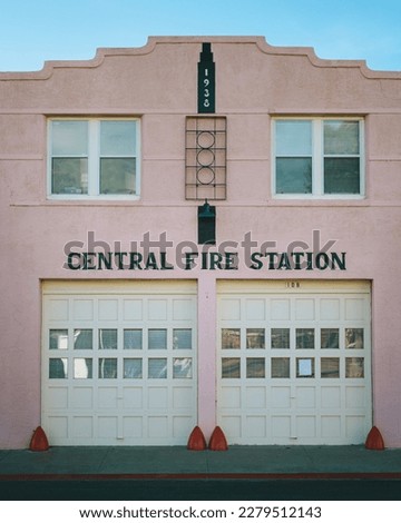 Central Fire Station, Marfa, Texas Royalty-Free Stock Photo #2279512143
