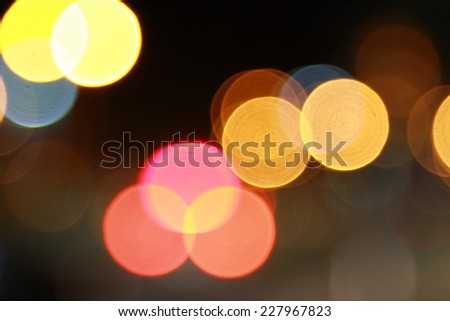 lights blurred bokeh background