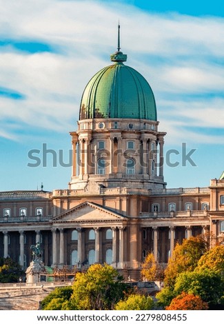 Royal palace of Buda in autumn, Budapest, Hungary Royalty-Free Stock Photo #2279808455