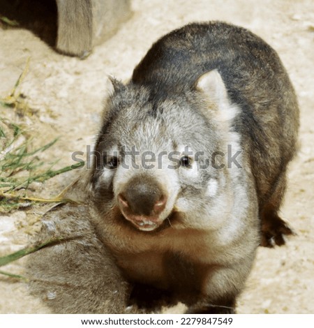 ‏The northern hairy-nosed wombat (Lasiorhinus krefftii) or yaminon is one of three extant species of Australian marsupials known as wombats. It is one of the rarest land mammals in the world