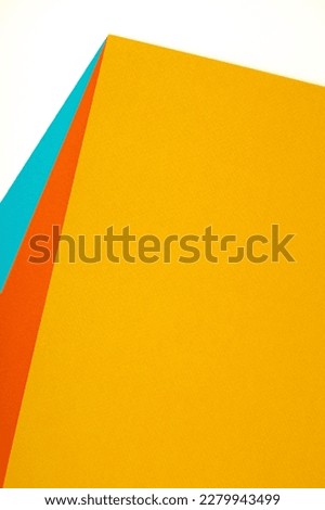 a sheet of colored paper shot on a white background. sheets of colored paper. High quality photo