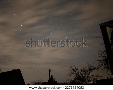 night sky photography clouds stars