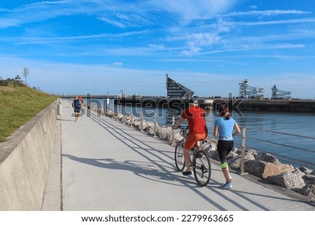 Promenade of Fort Risban and Captaincy in Calais, France Royalty-Free Stock Photo #2279963665