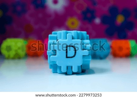 Puzzle Box  English Alphabet Background Images
