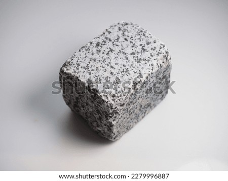 rectangular granite stone black and white color