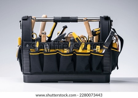 Handyman Service Toolbox Or Tool Box. Workshop Toolkit Royalty-Free Stock Photo #2280073443