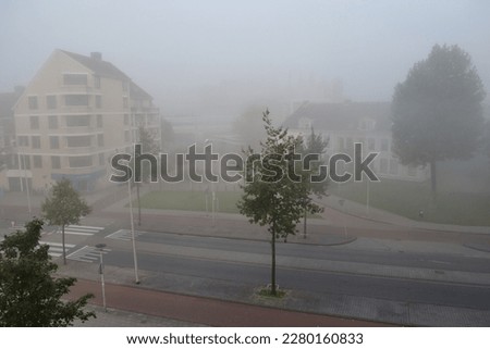 Foggy Morning Weather in Enschede