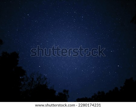 A Beautiful starry night sky which can refresh your mind.