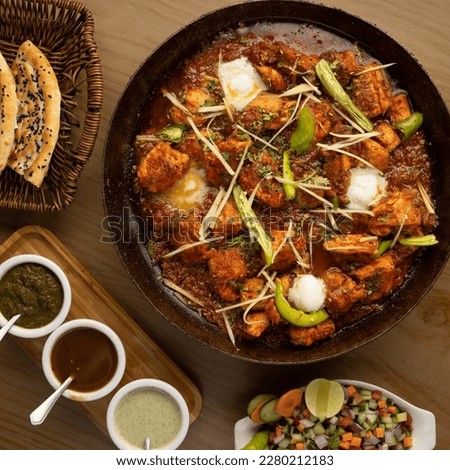 Indian Pakistani Food Collection, individually presented cuisines. Royalty-Free Stock Photo #2280212183
