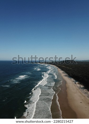 Carabita Beach - NSW - Australia - Aerial image