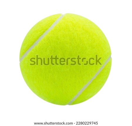tennis ball isolated on white background.clipping path Royalty-Free Stock Photo #2280229745