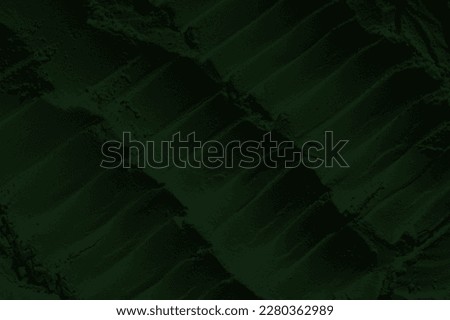 global warming concept, black green background with space for design. Toned rough surface of an old stone wall. Solid. Grunge. green eyeshadow. Craters. green earth