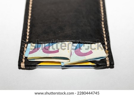 Credit Card Holder | Card sleeve with
Money note | leather credit card case | purse wallet