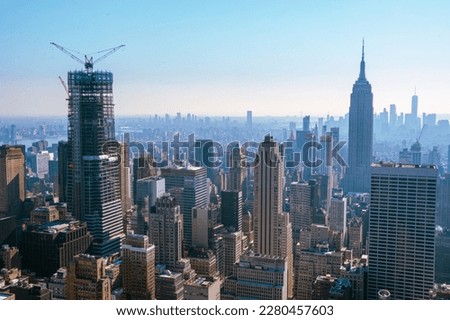 
panoramic view of new york city