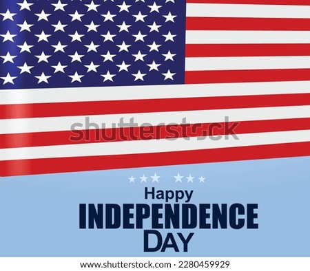 Happy Independence day card. vector illustration