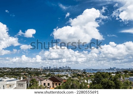 A panoramic view of the Sydney city from Dudley Page Park in Sydney