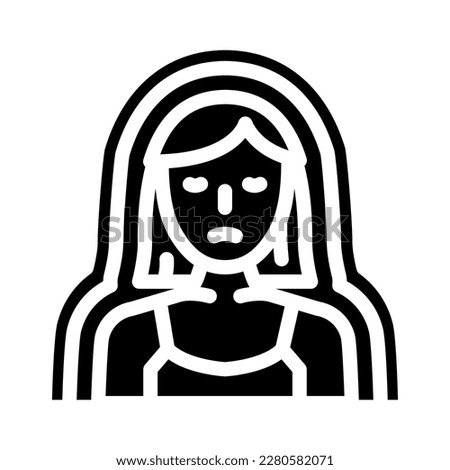 create boundaries headache treatment glyph icon vector. create boundaries headache treatment sign. isolated symbol illustration
