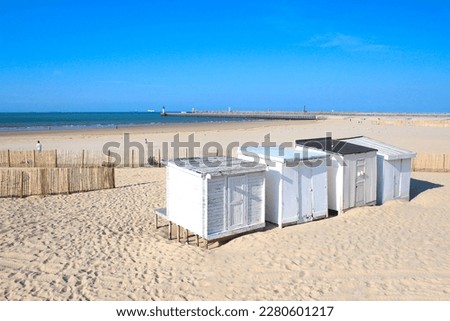 Calais beach in northern France Royalty-Free Stock Photo #2280601217
