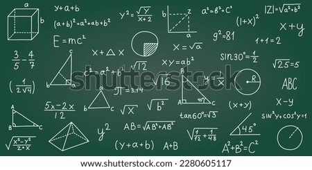 Hand drawn math symbols icon in flat style. Mathematics formula vector illustration on isolated background. School education sign business concept.